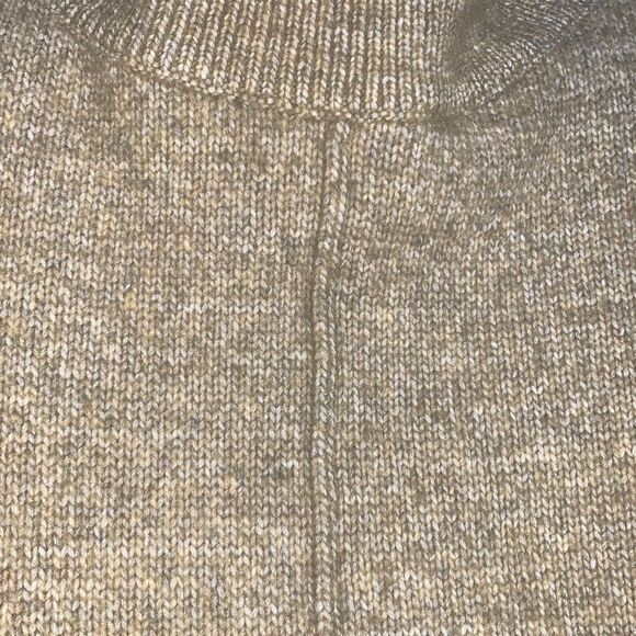 H&M Olive Green Chunky Knit Oversized Turtleneck Sweater Women’s Size Small - Picture 8 of 11